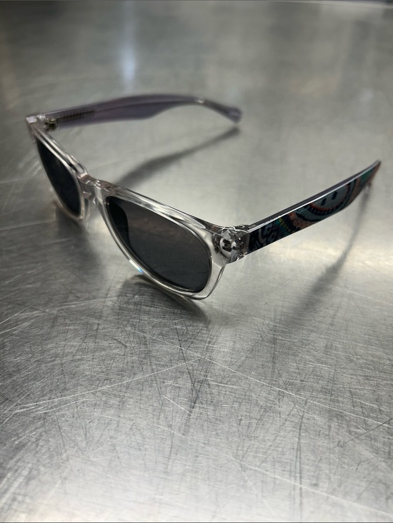 Vera Bradley Accessories - Vera Bradley Clear Frame Sunglasses with Patterned Temples - Smoke Lenses